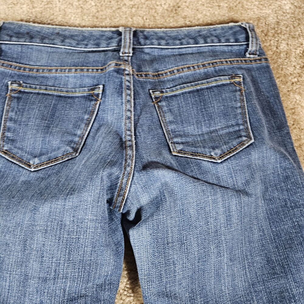 The Limited Womens Jeans 2 Long Blue Hemmed Straight Denim - Picture 6 of 10